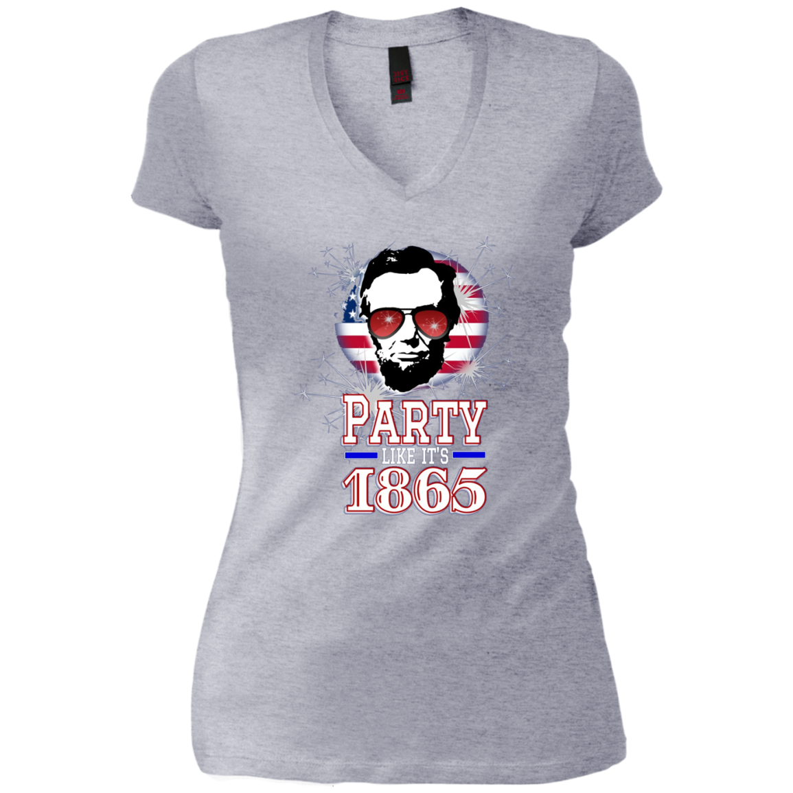 Abraham Lincoln Shirt July 4th Party Like It's 1865 T Shirt