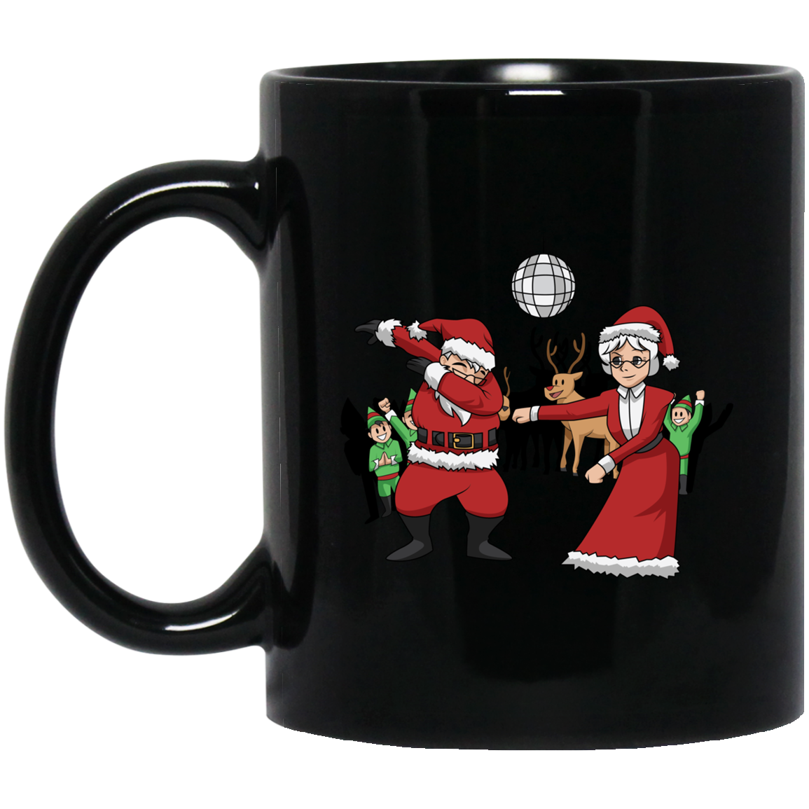 Santa Dabbing Tshirt Mrs. Claus Flossing Shirt