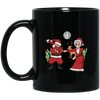 Image of Santa Dabbing Tshirt Mrs. Claus Flossing Shirt