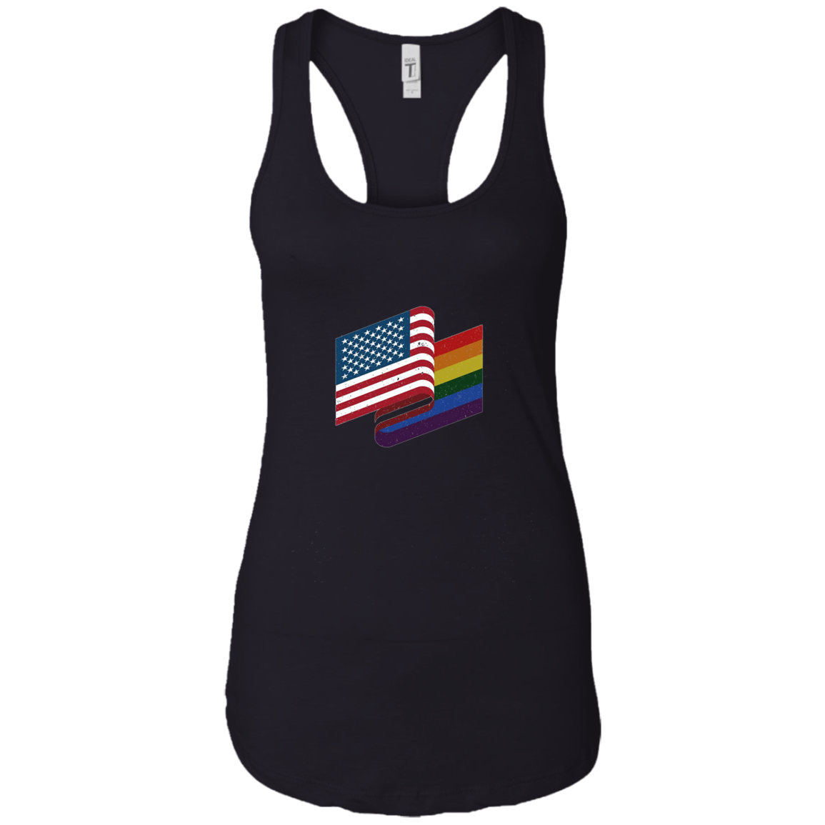 American Gay Flag Shirt, LGBT America Pride, 4th of July Tee