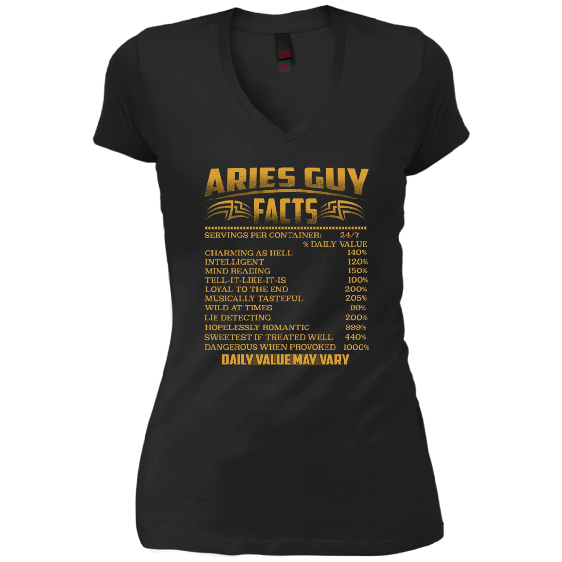 Aries GUY FACTS FUNNY T-SHIRT