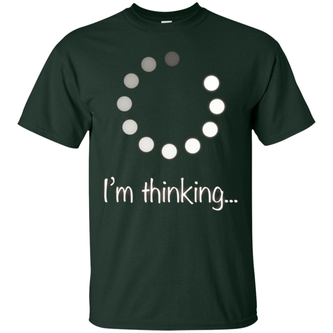 "I'm Thinking" Geek Nerd Computer Programmer Techie T-Shirt