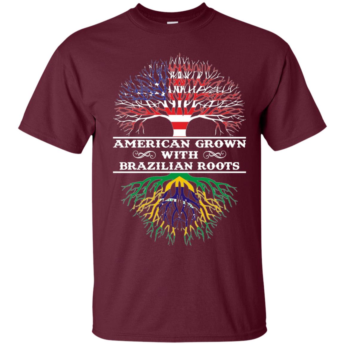 American Grown With Brazilian Roots Tee Shirt