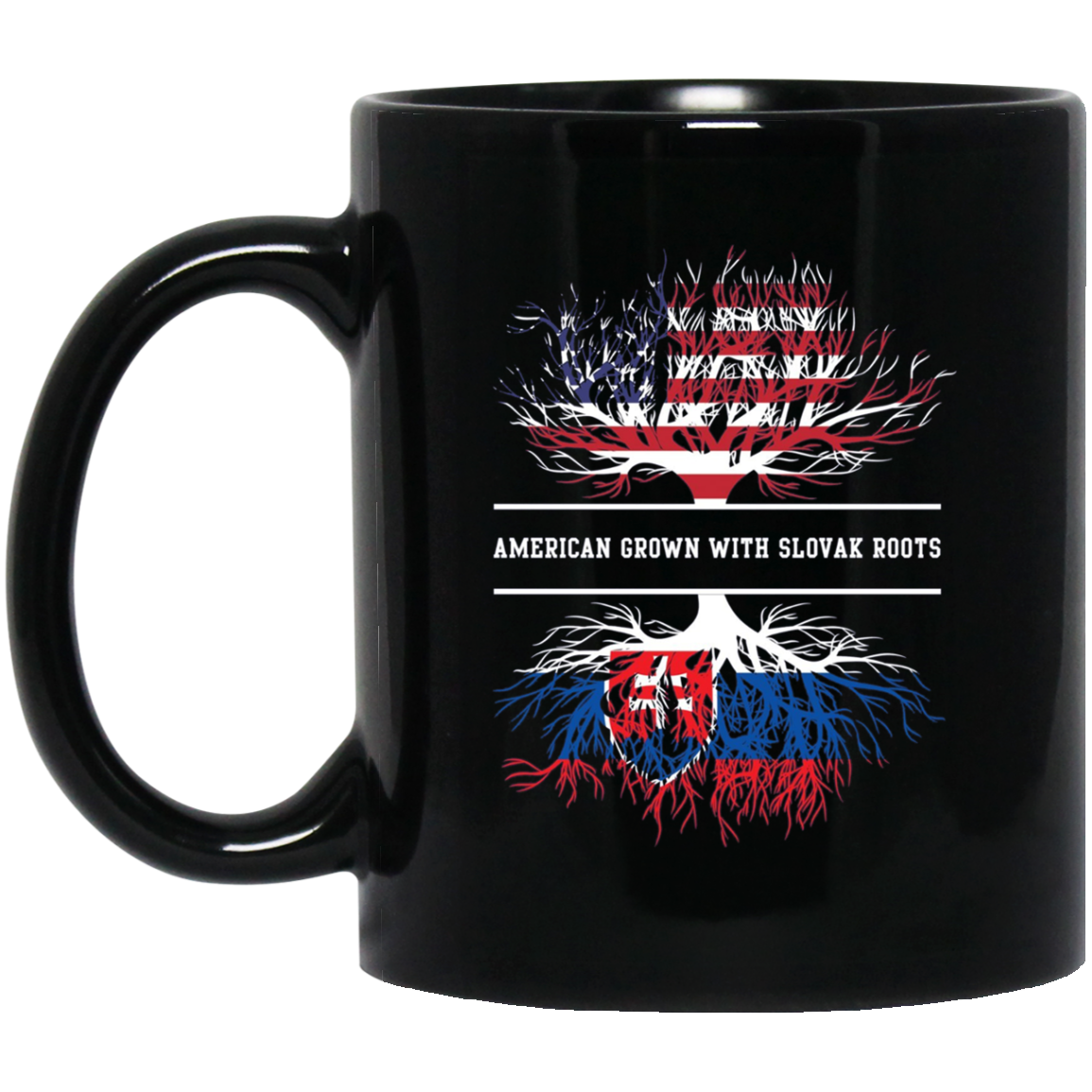 American Grown With Slovak Roots T-Shirt Slovakia Tee