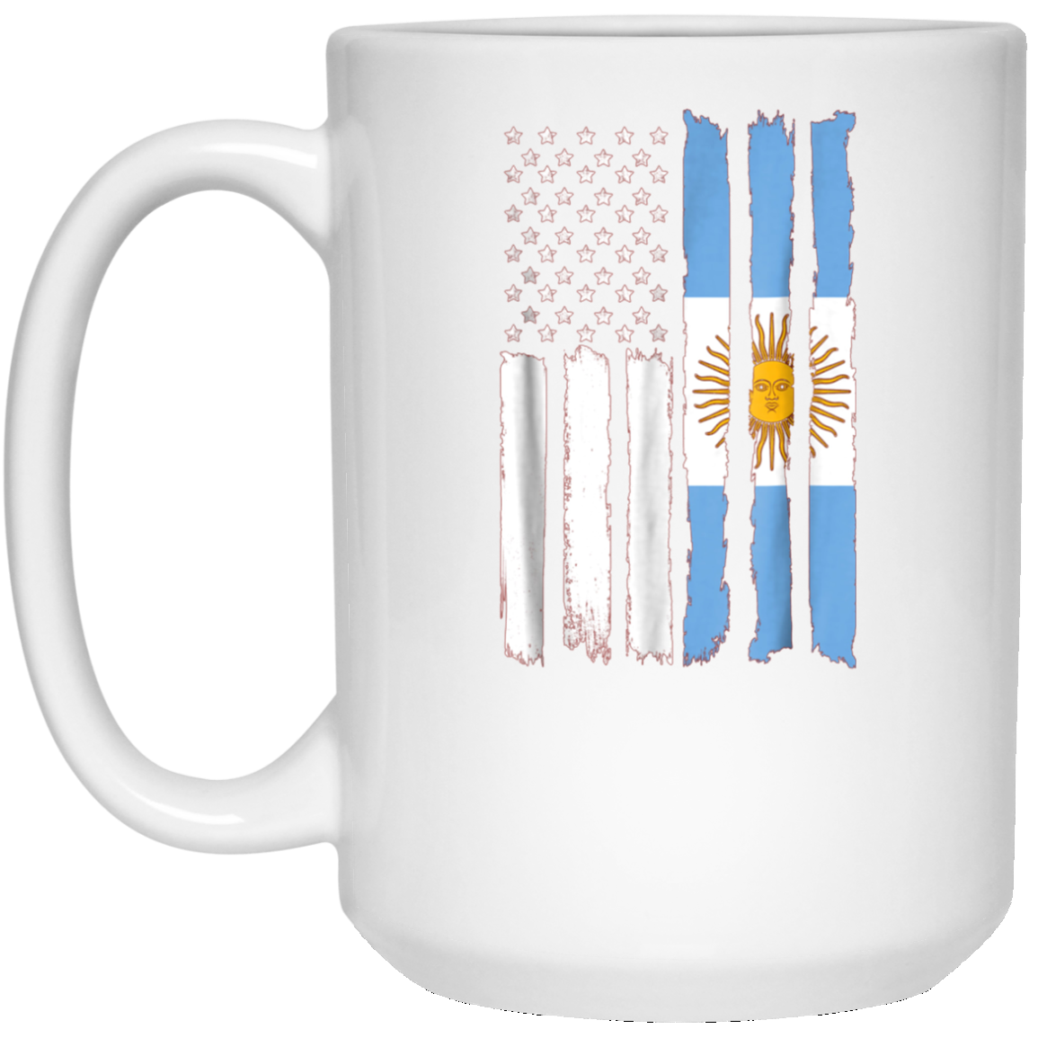 American Argentinian Patriotic Flag T-shirt
