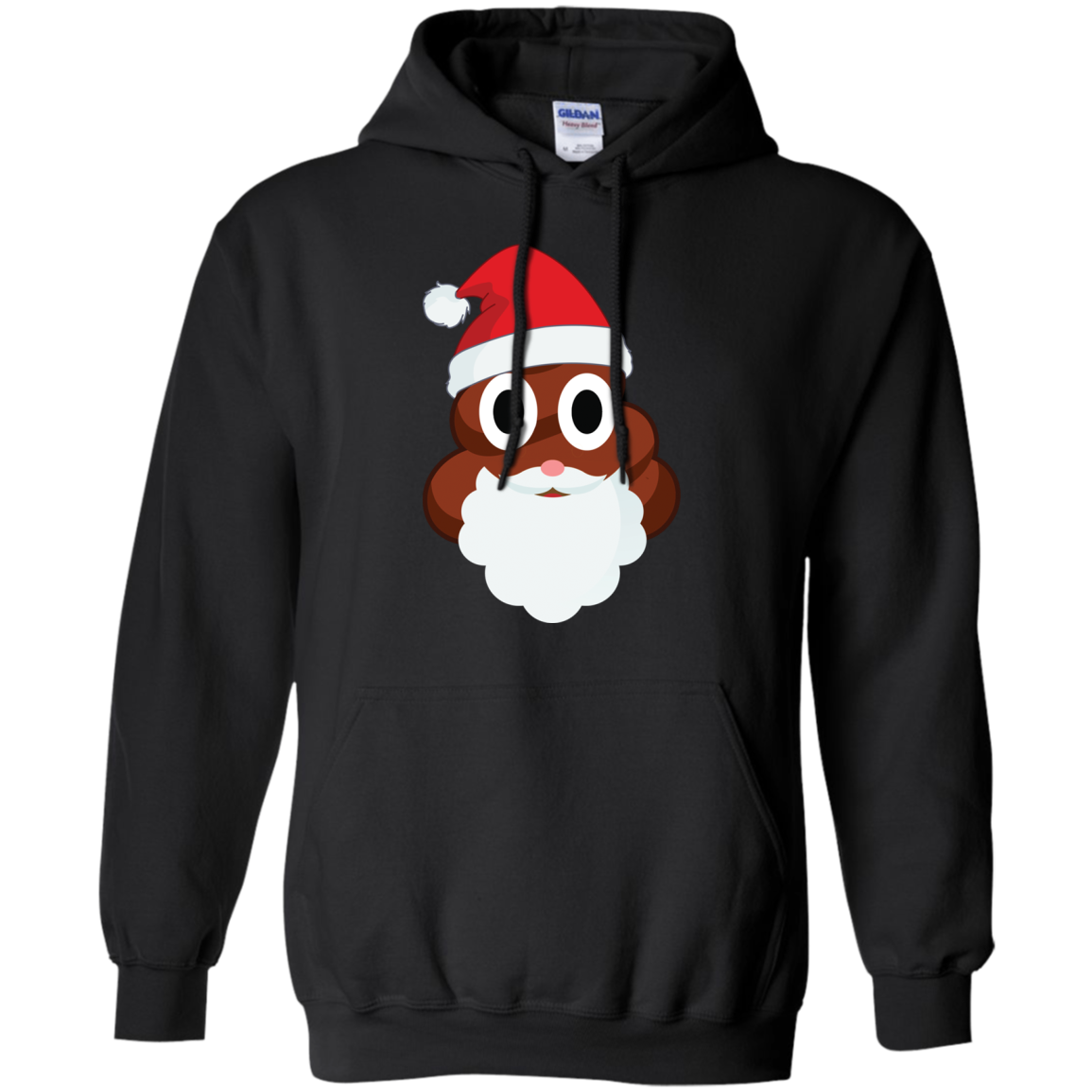 Santa Poop Emoji Funny Christmas Shirt