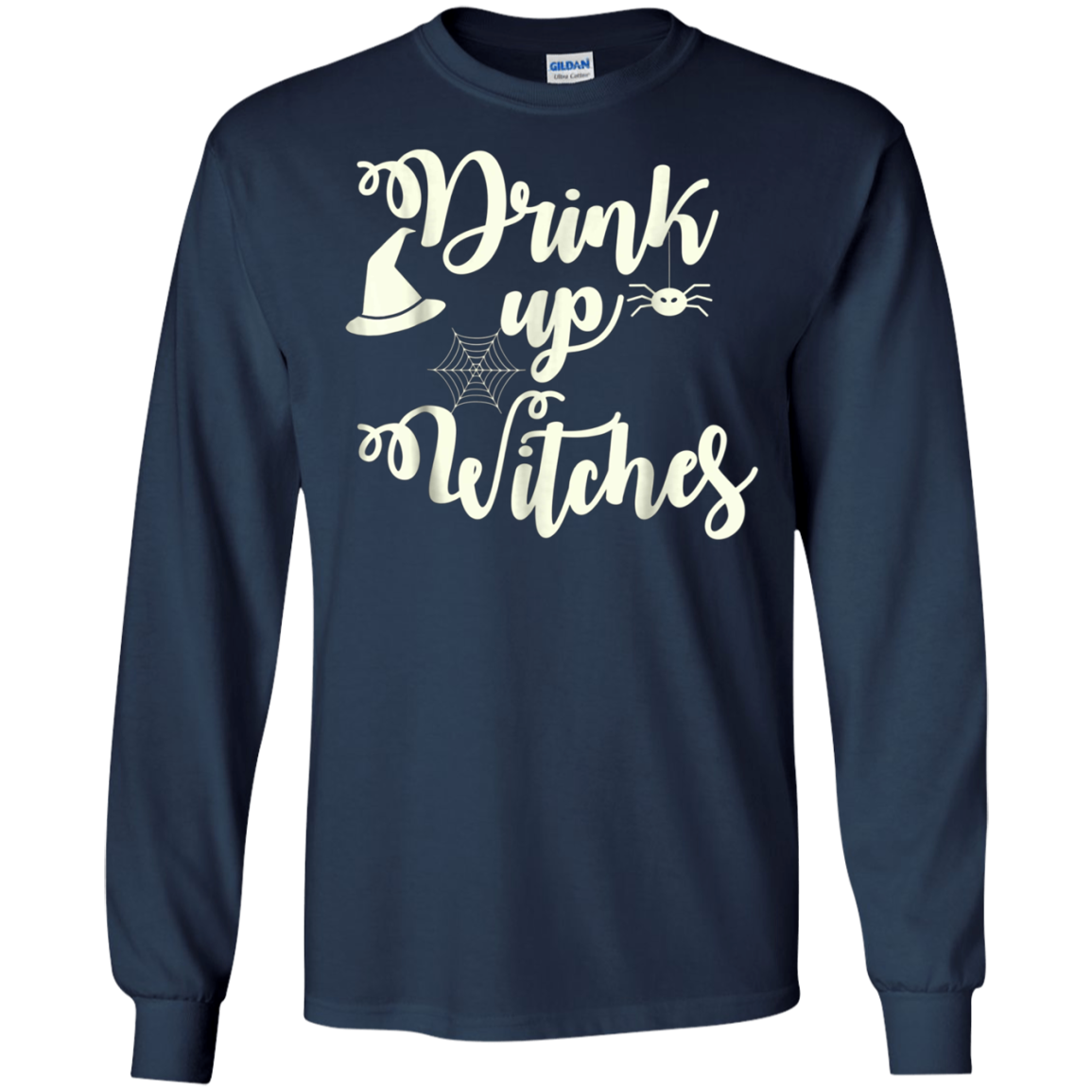 Funny Halloween Wine Lovers Shirt Women Drink Up Witches Tee