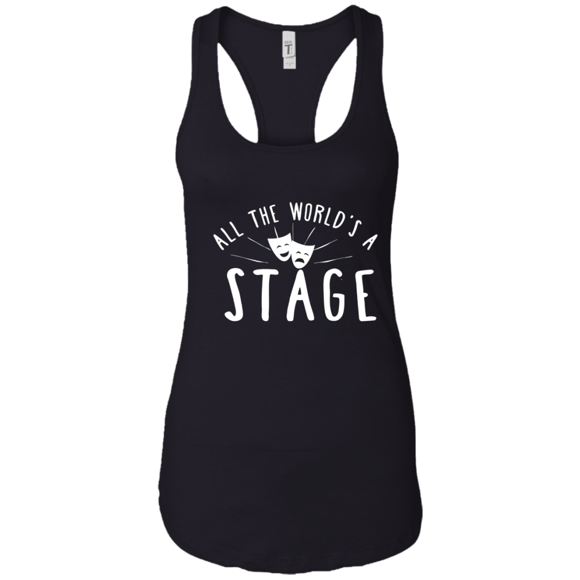 All the World's a Stage Drama Masks Theatre T-Shirt