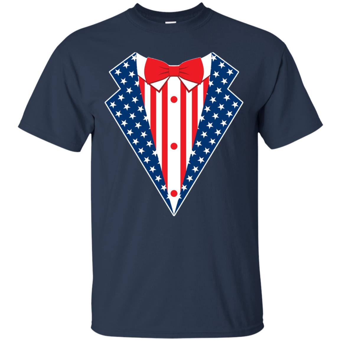 4th of July USA Tuxedo T-shirt