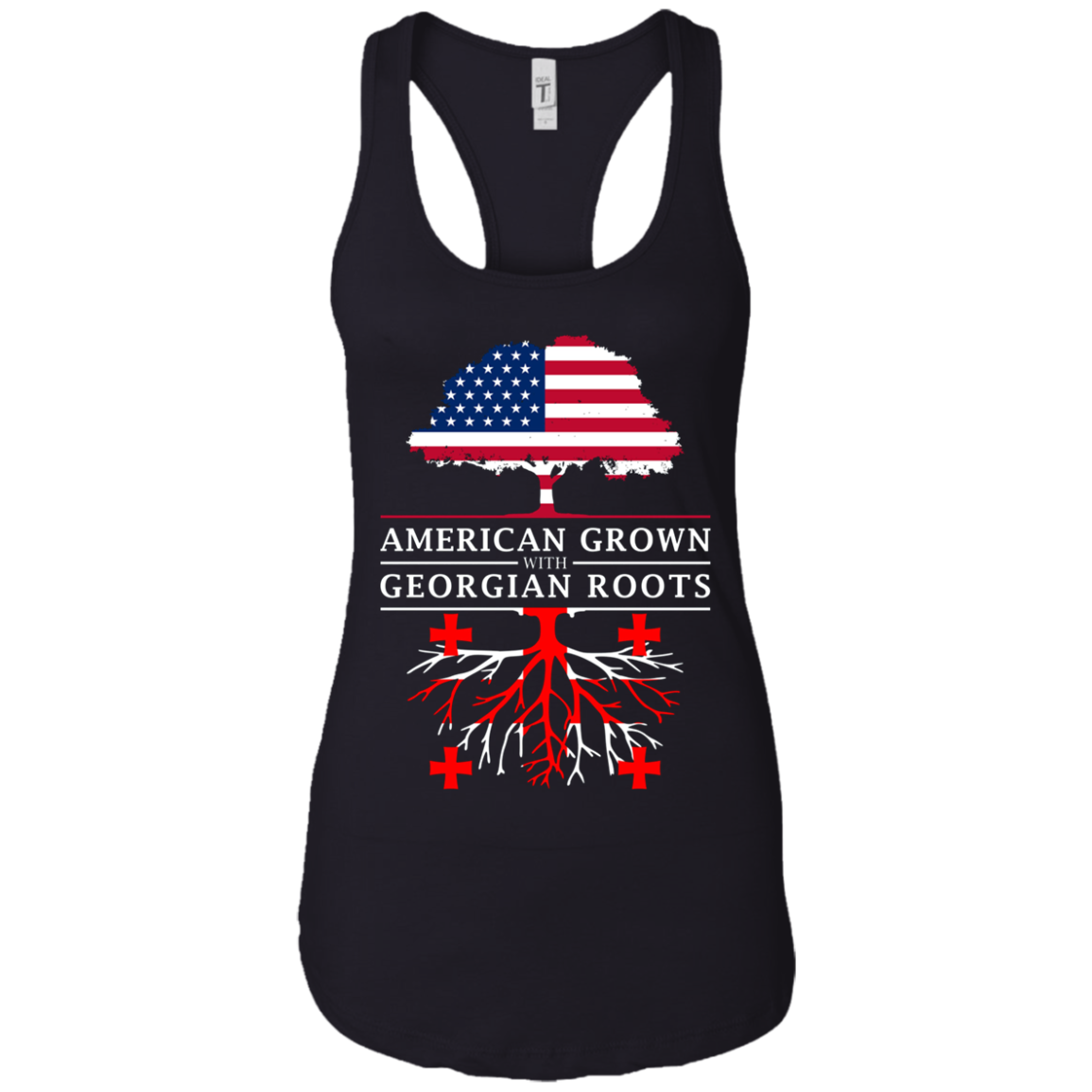 American Grown with Georgian Roots - Georgia T-Shirt