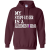 Image of Alzheimer's Awareness Shirt For Stepfather Purple Ribbon Tee
