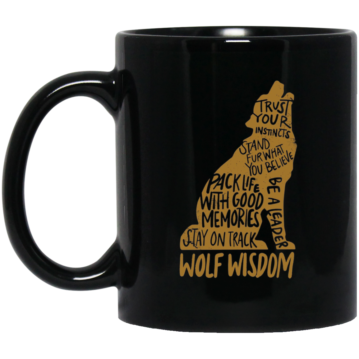 Wolf Wisdom T-shirt - Wolf Lovers Tshirt