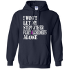 Image of Alzheimer's Awareness T-Shirt For Stepfather Purple Ribbon