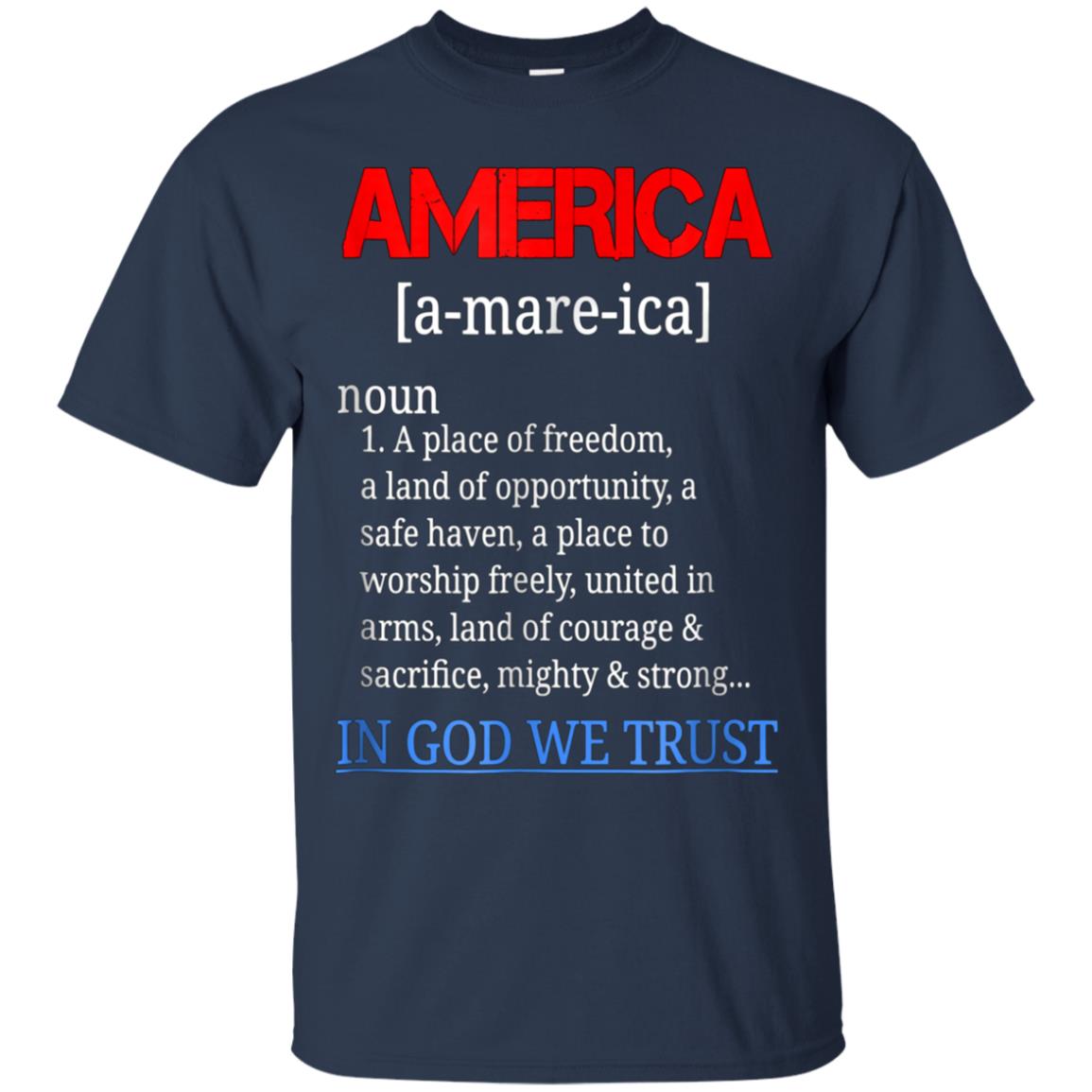 America Patriotic Independence Day Veterans Support T-shirt
