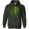 Image of Alien Peace Cool Funny T-Shirt Cute UFO Lover Birthday Gift