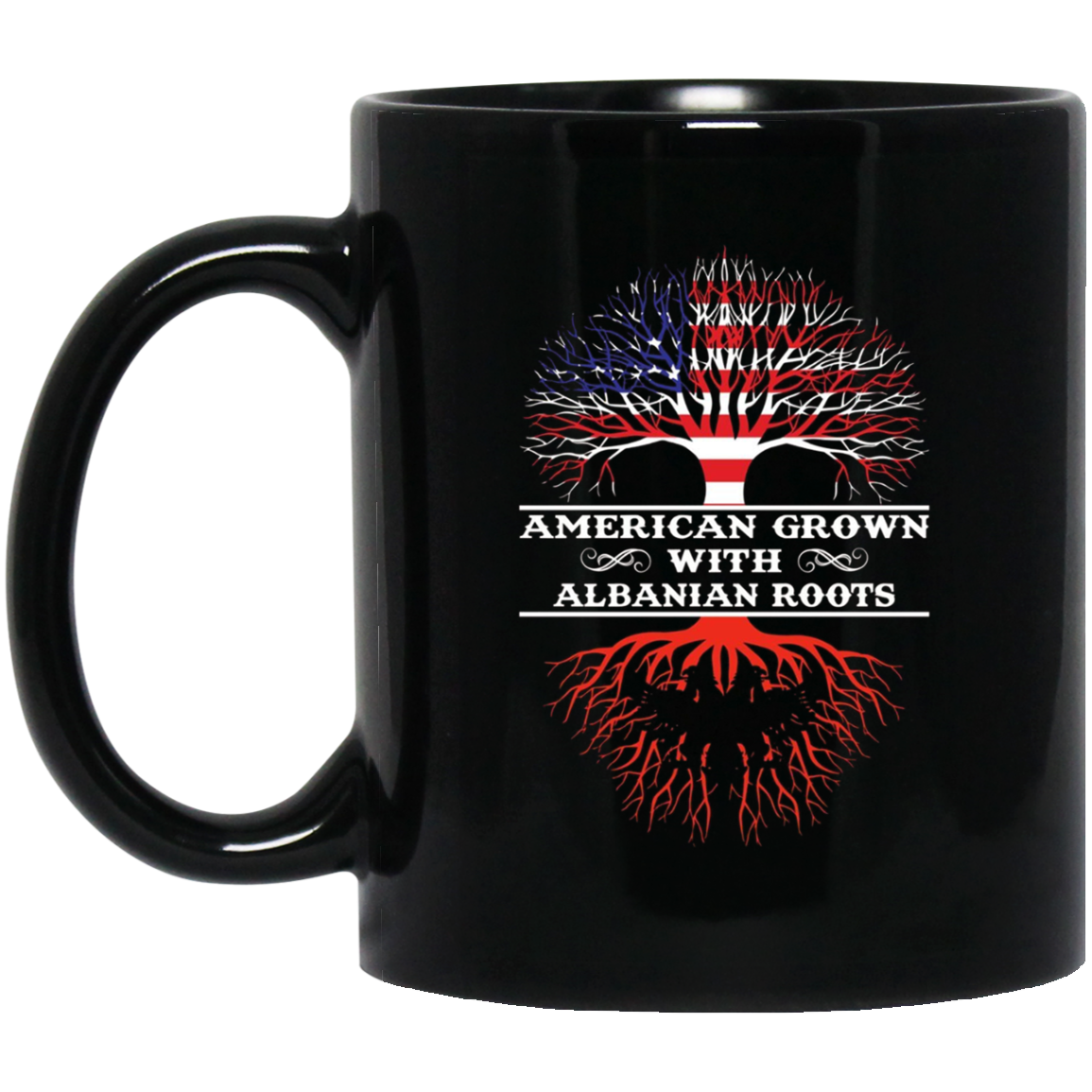 American Grown With ALBANIAN Roots Tee Shirt