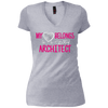 Image of Architect Shirt My Heart Belongs Architects Wife Shirt
