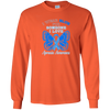 Image of Je porte un t - shirt bleu pour quelqu'un que j'aime.