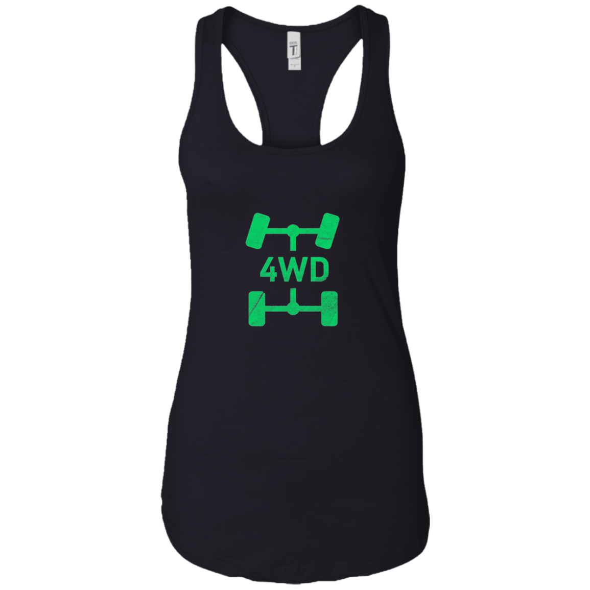 4WD Retro Long Sleeve T-Shirt Offroad Overland 4x4 Green