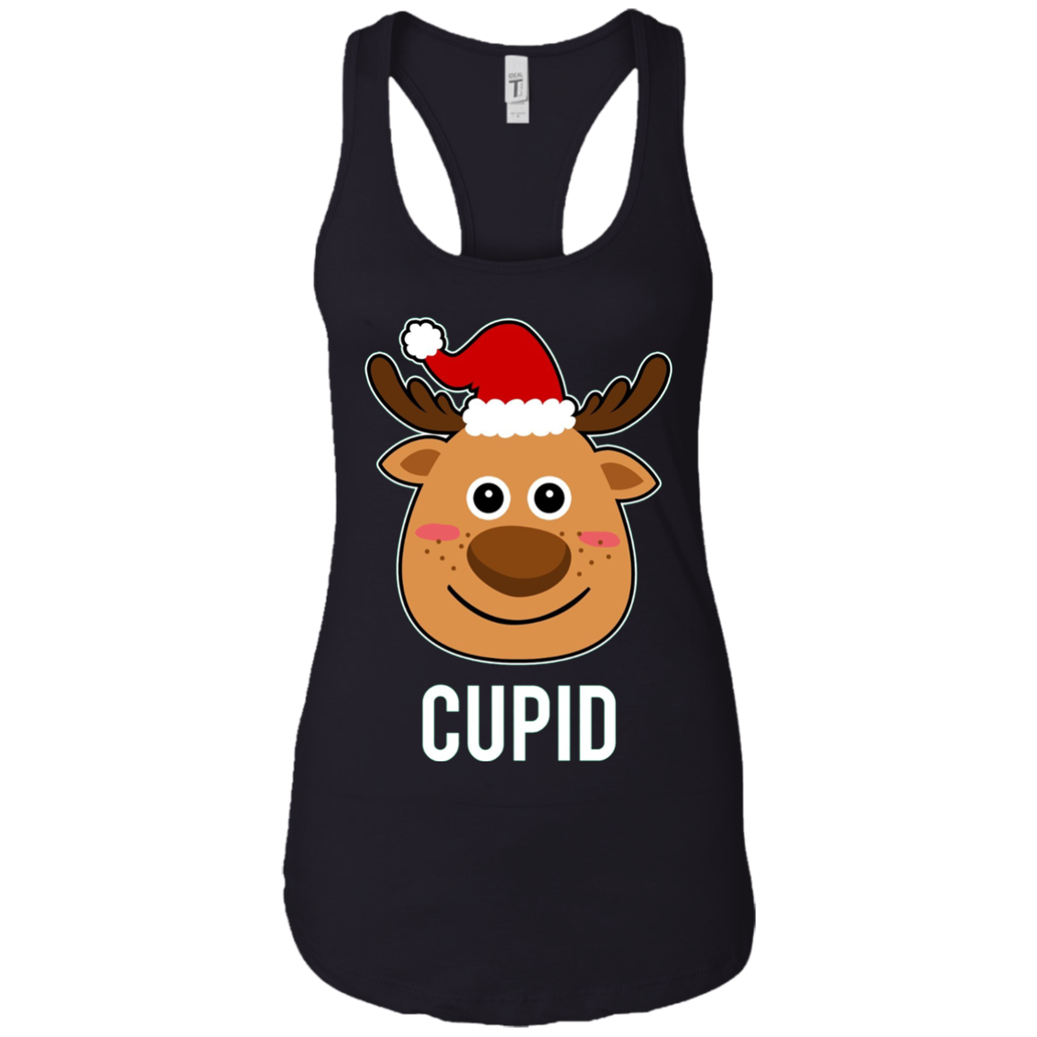 Santa Reindeer Cupid T-Shirt Christmas Group Costume Tee