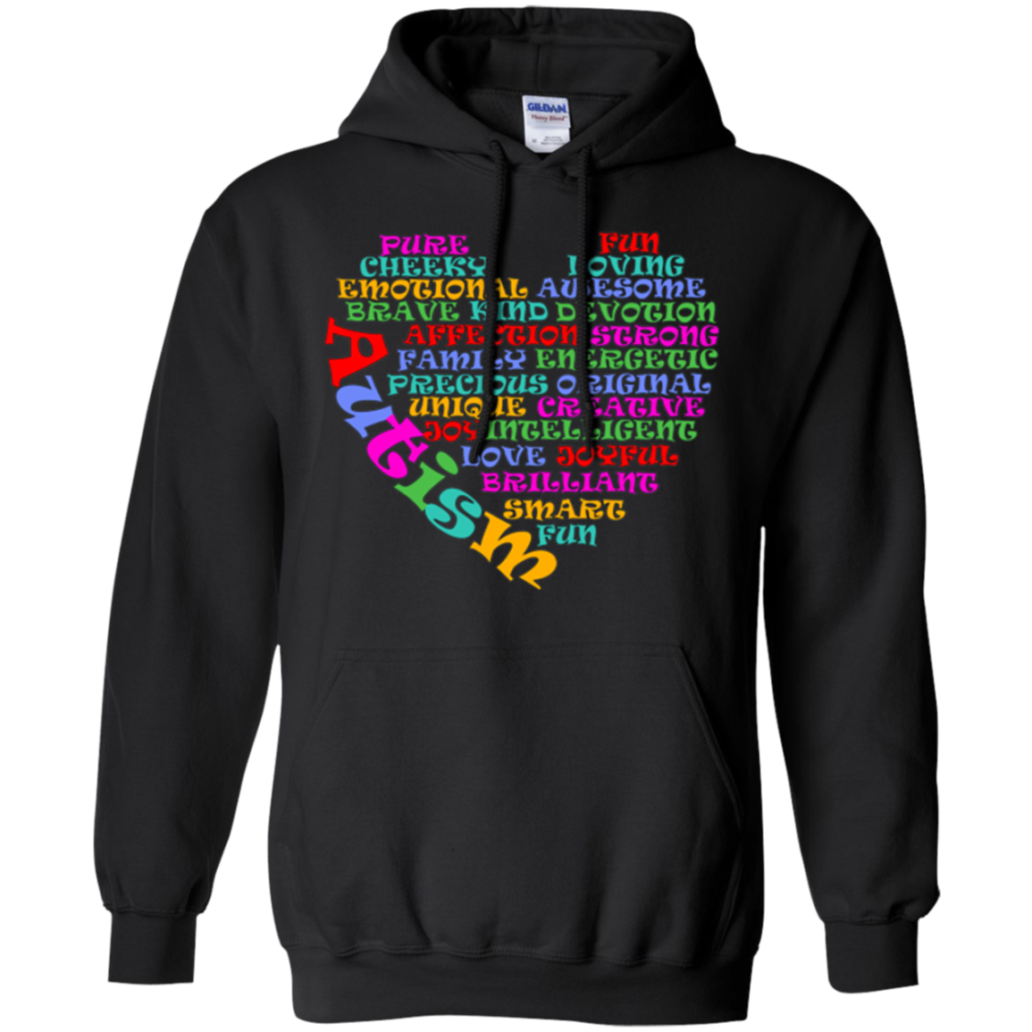 Autism Heart Shape Shirt - Womens Mens Kids