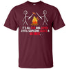 Image of "Fun and Games Until Someone Loses A Weiner" Camping T-shirt