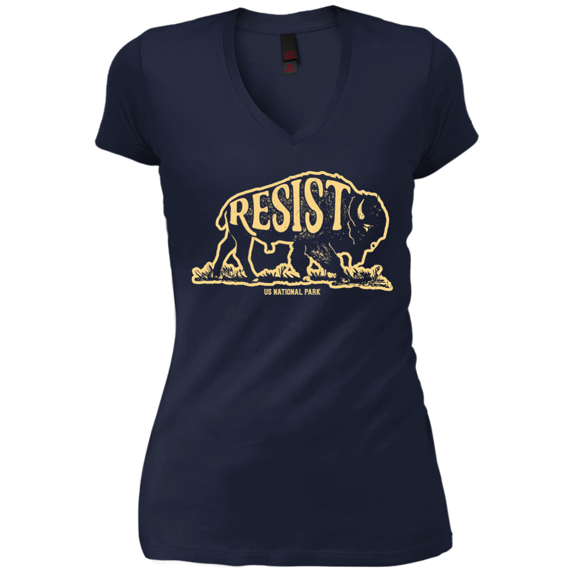ALT US National Park Resist Service T shirt Bison Vintage