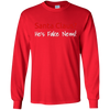 Image of Santa Fake News T-Shirt Trump Joke Funny Christmas Gift