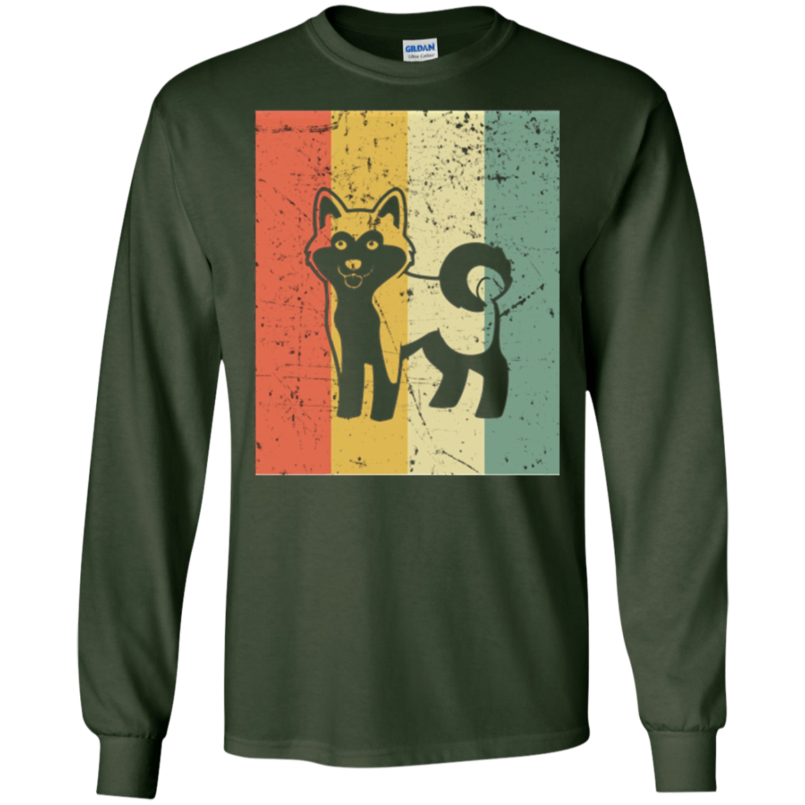 Akita Silhouette Shirt - Retro Vintage Classic T-Shirt