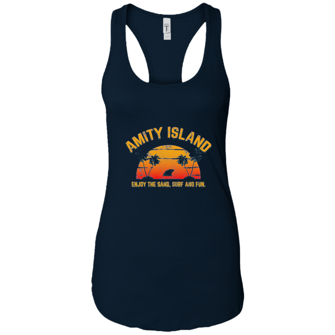 "Enjoy the Sand, Surf and Fun on Amity Island" Vintage Tee