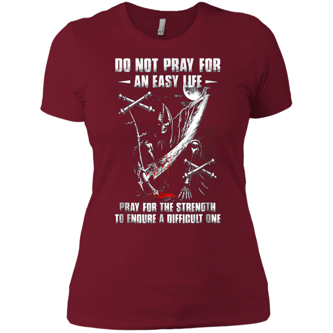 Artilleryman T-shirt , Do Not Pray For An Easy Life