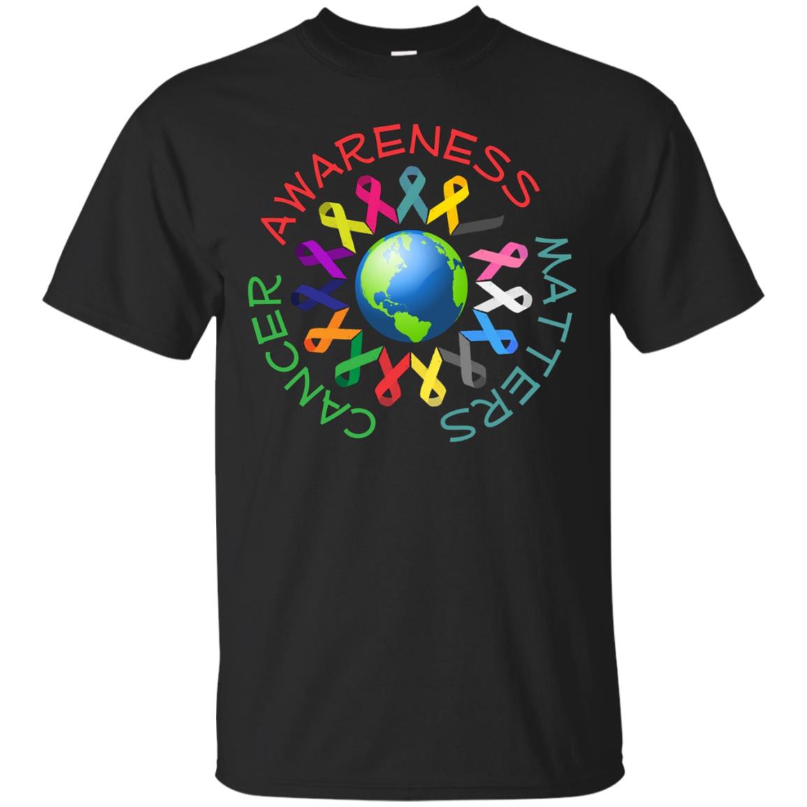All cancer Ribbons for all cancer aware t - shirt