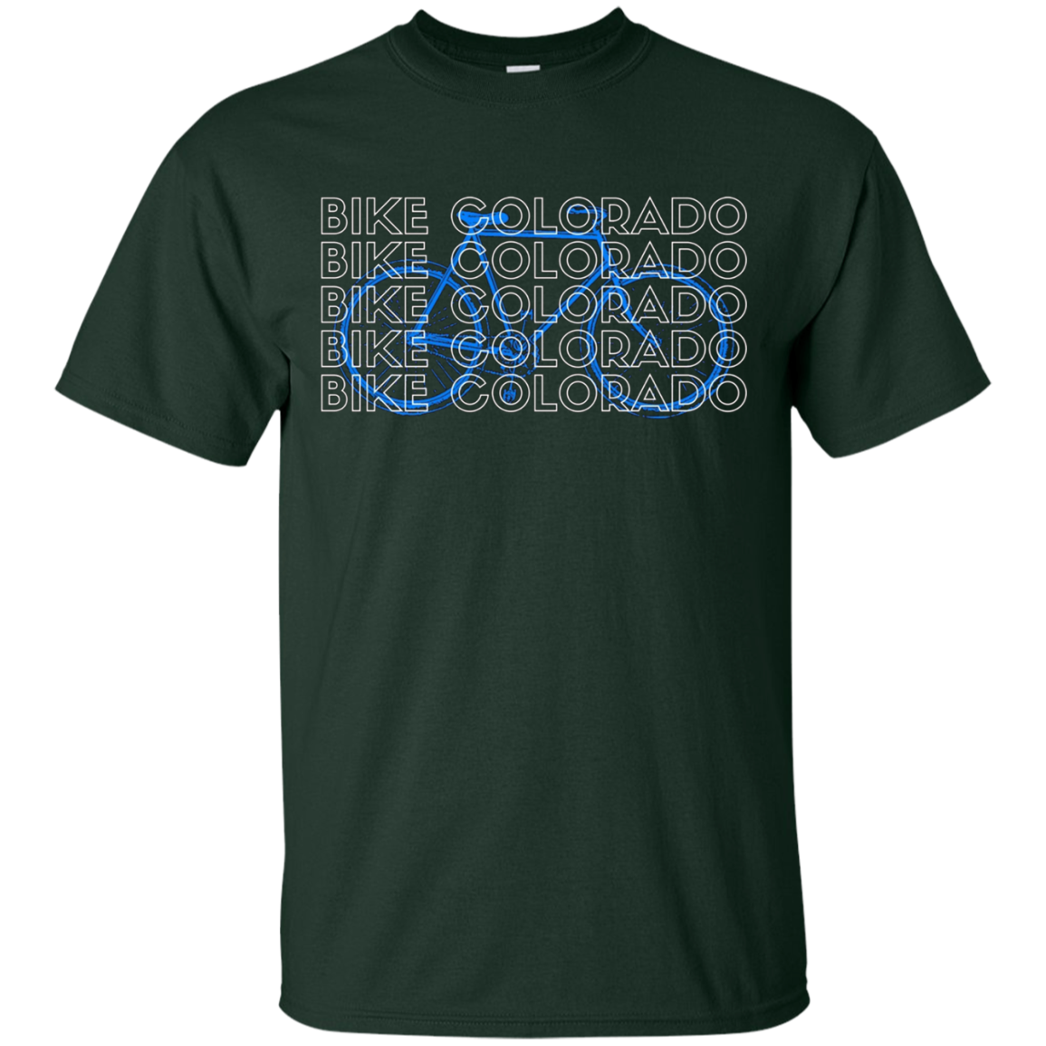 Bike Colorado T-Shirt, Bicycle CO Shirt, Cyclists Tee