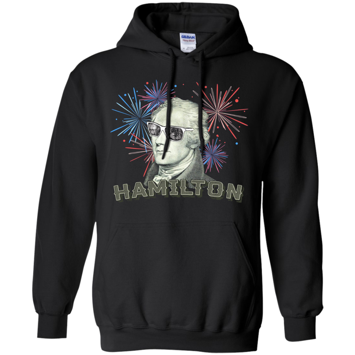Alexander Hamilton Sunglasses Fireworks HIstory T Shirt