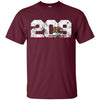 Image of Area Code 209 shirt - Modesto California t-shirt