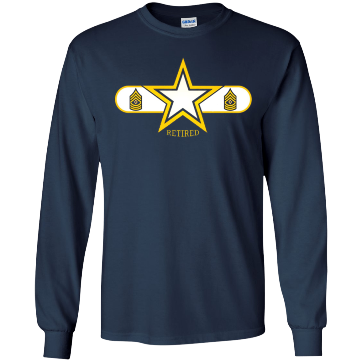 Army First Sergeant Retired Star T-Shirt