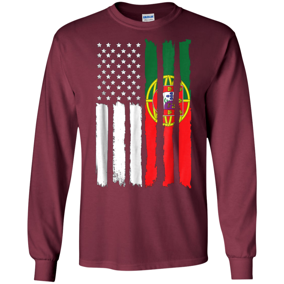 American Portugal Patriotic Flag T-shirt