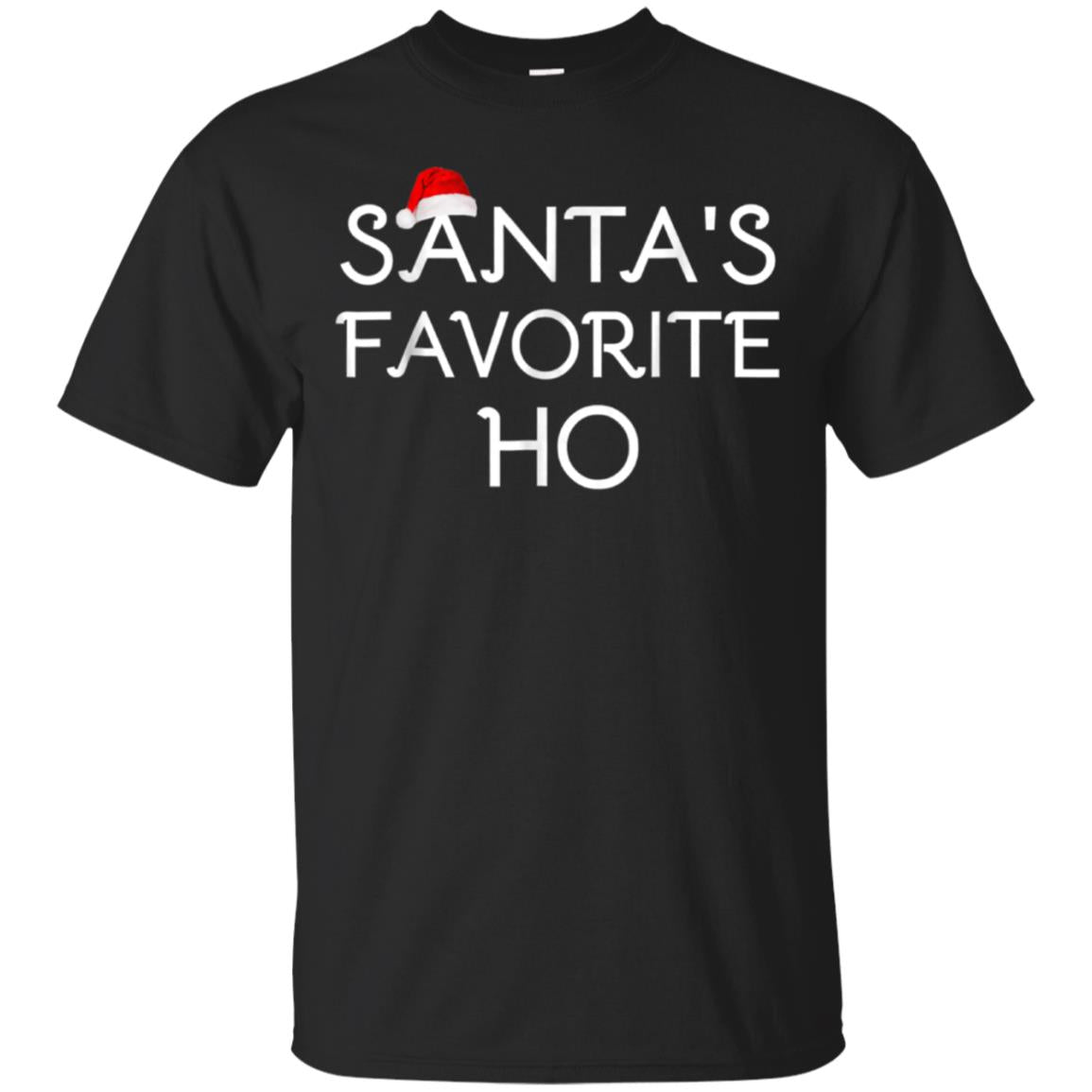 Santa's Favorite Ho Tshirt Funny Christmas Gift Tee Shirt