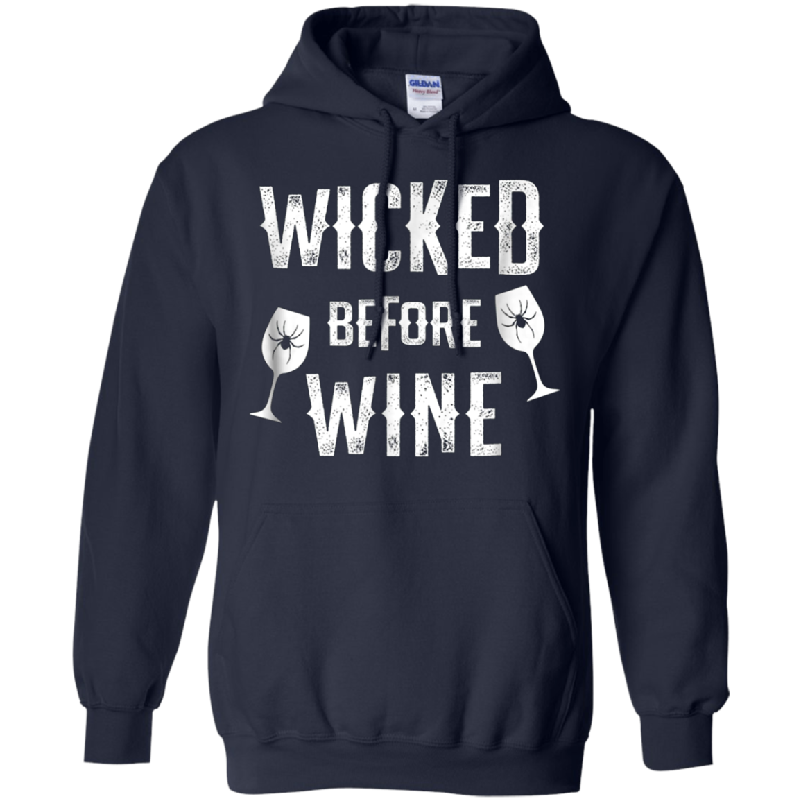 Funny Halloween Wine Shirt Wicked Before Wine T-Shirt
