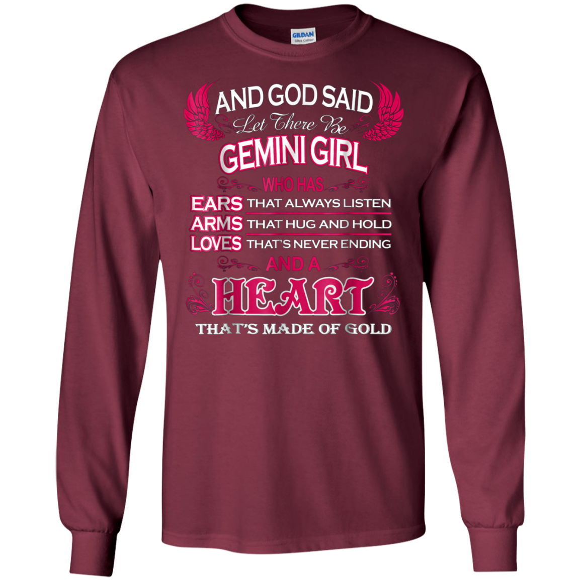 And God Said Let There Be Gemini Girl T-shirt