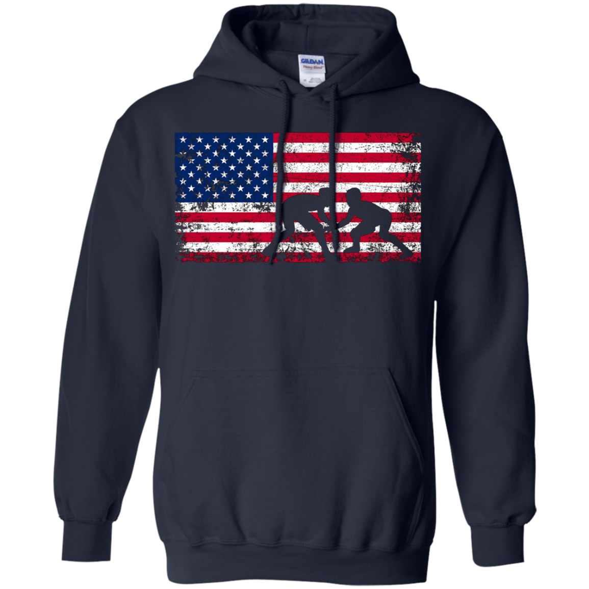 American Flag Wrestling T-shirt Wrestling Gift