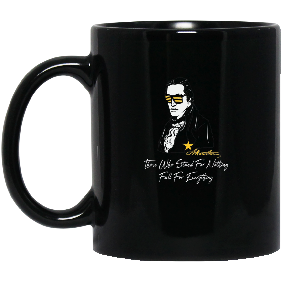 Alexander Hamilton Long Sleeve T-Shirt Founding Fathers USA