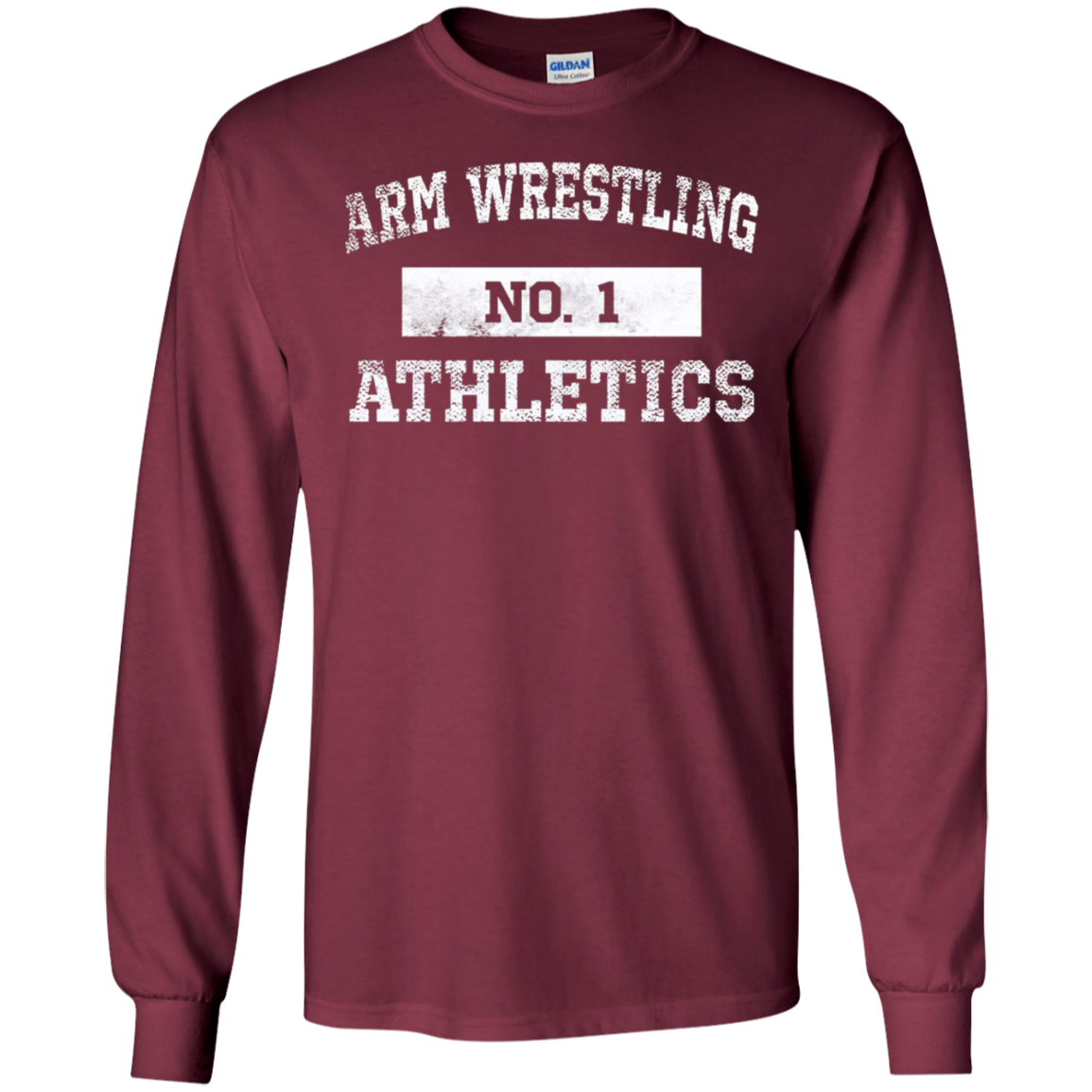 Arm Wrestling Athletics T Shirt No. 1 Distressed