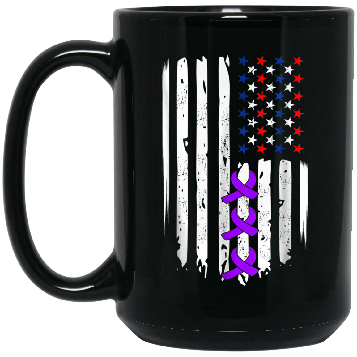 Alzheimer Awareness T-Shirt Purple Ribbon Tees