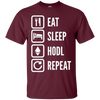 Image of "Eat, Sleep, Hodl, Repeat" Ether T-Shirt