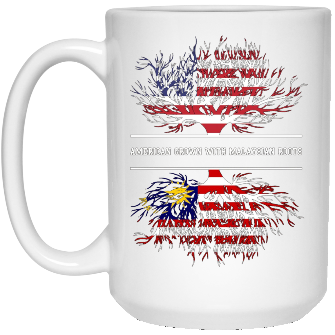 American Grown With Malaysian Roots T-Shirt Malaysia Tee