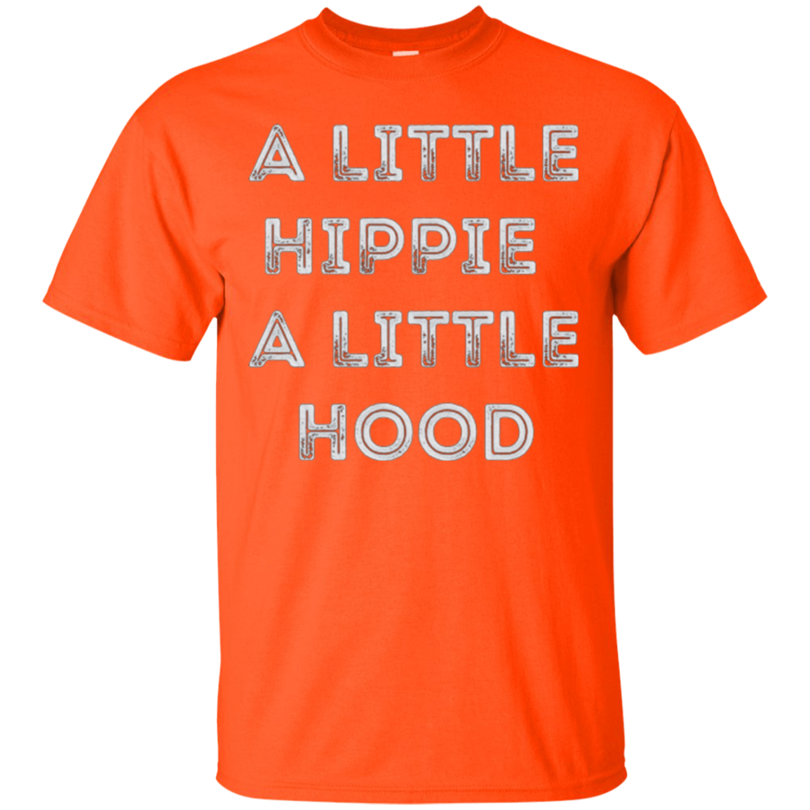A Little Hippie A Little Hood Distressed T-Shirt