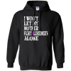 Image of Alzheimer's Awareness T-Shirt For Mothers Purple Ribbon Tee