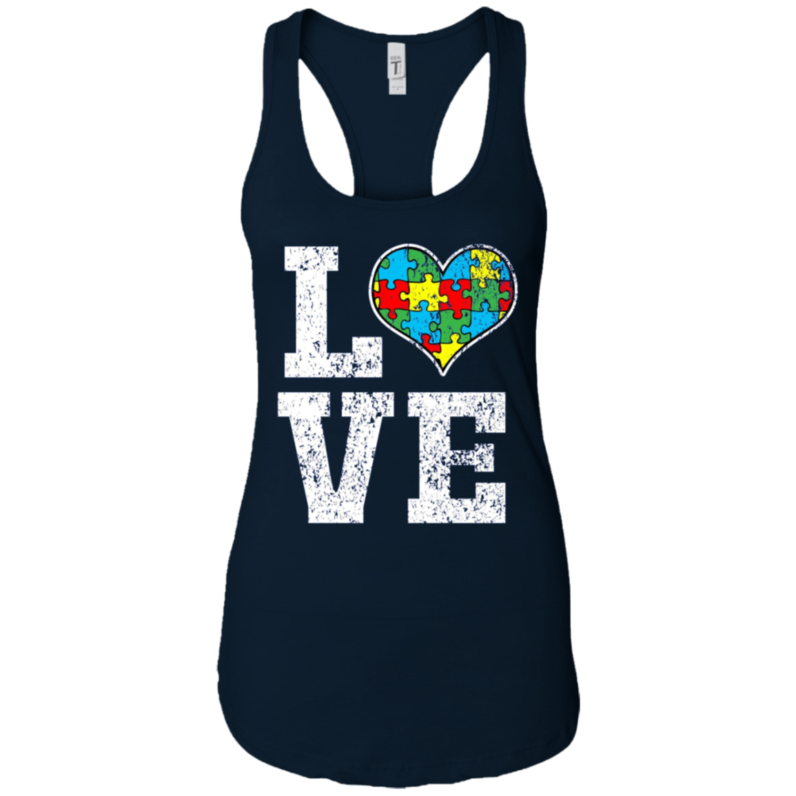 Autism Shirt Love Support Puzzle Heart Autistic Shirt