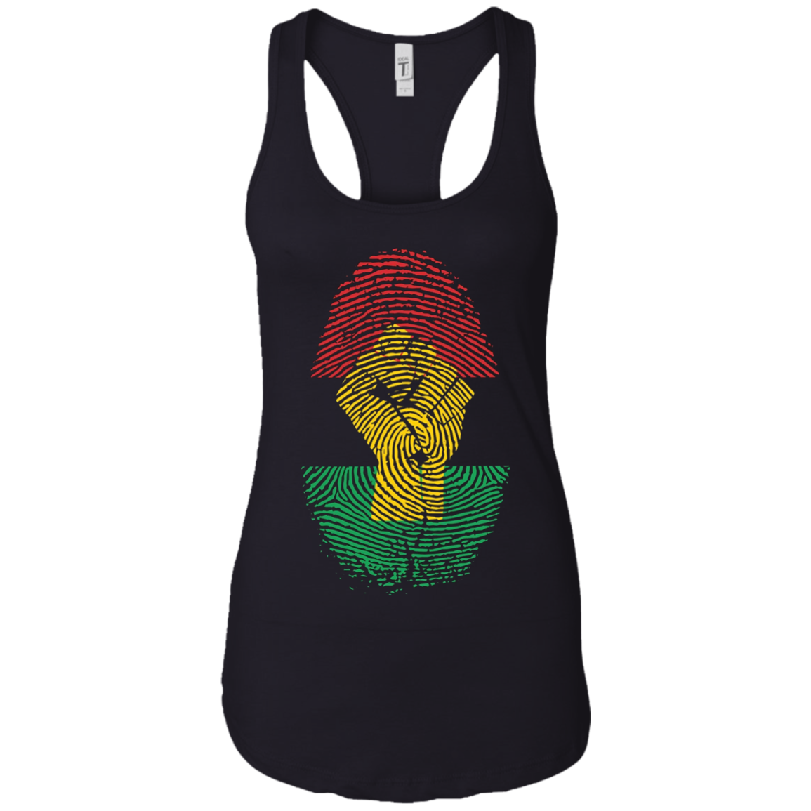 African Pride Fingerprint Black History T-Shirt